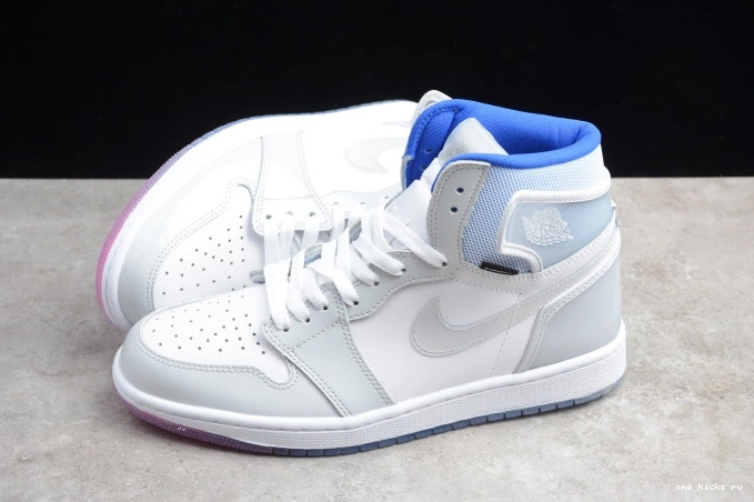 Cheap Jordan Racer Air White CK6637-104 Blue Zoom Retro 1 High 0723